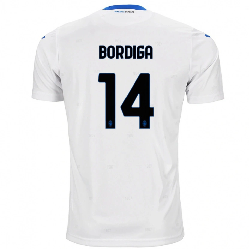 Danxen Niño Camiseta Michele Bordiga #14 Blanco 2ª Equipación 2024/25 La Camisa México
