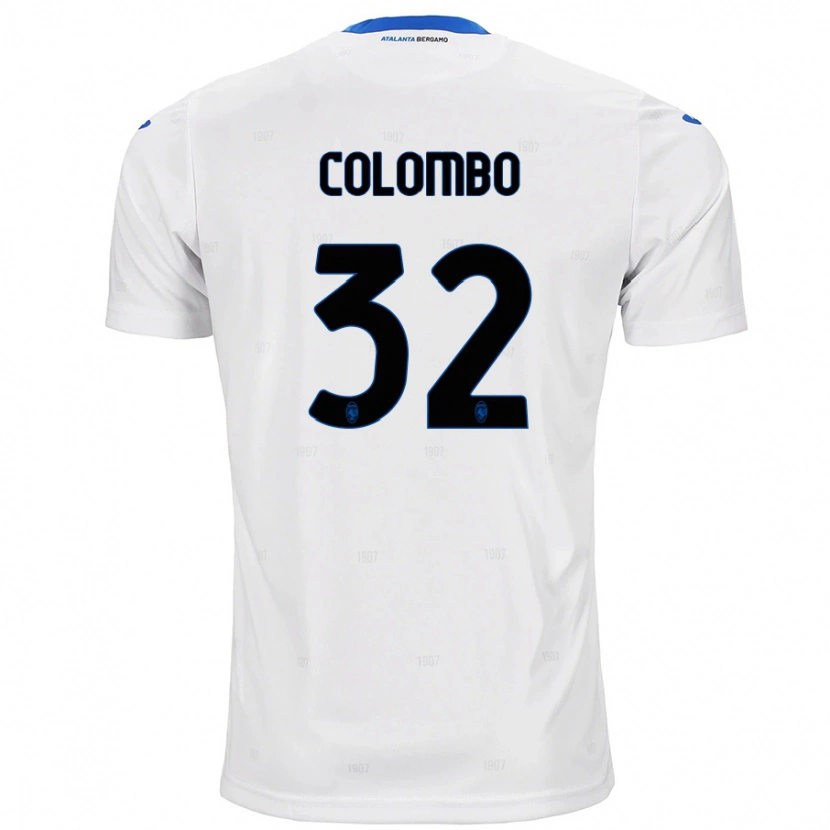 Danxen Niño Camiseta Matteo Colombo #32 Blanco 2ª Equipación 2024/25 La Camisa México