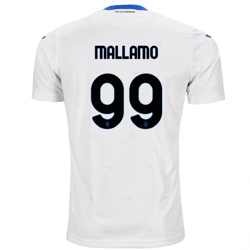 Danxen Niño Camiseta Alessandro Mallamo #99 Blanco 2ª Equipación 2024/25 La Camisa México