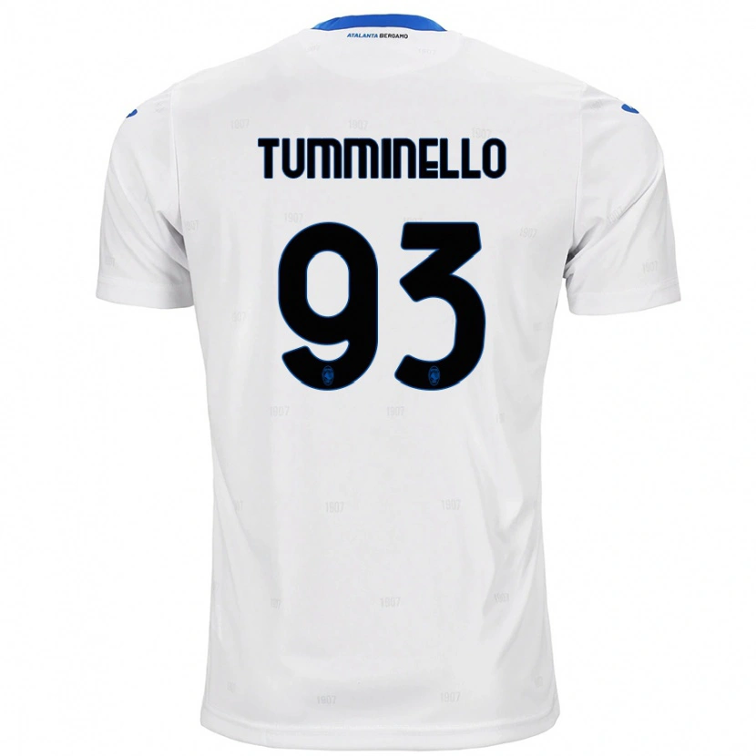 Danxen Niño Camiseta Marco Tumminello #93 Blanco 2ª Equipación 2024/25 La Camisa México