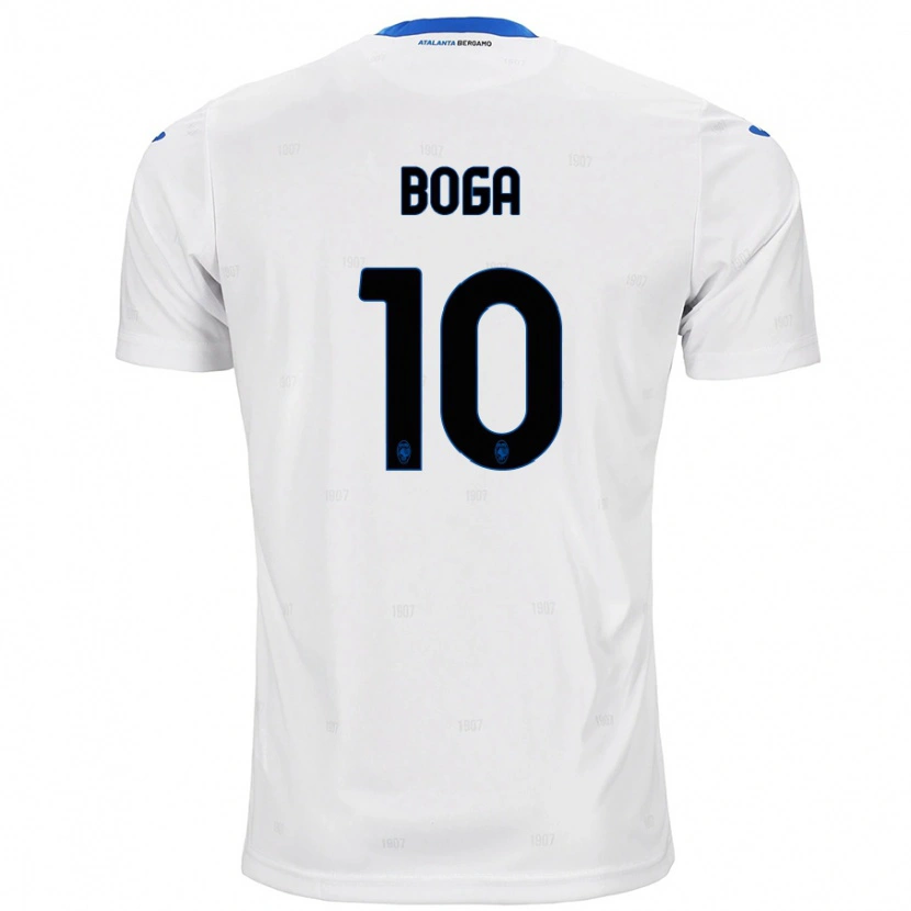 Danxen Niño Camiseta Jeremie Boga #10 Blanco 2ª Equipación 2024/25 La Camisa México