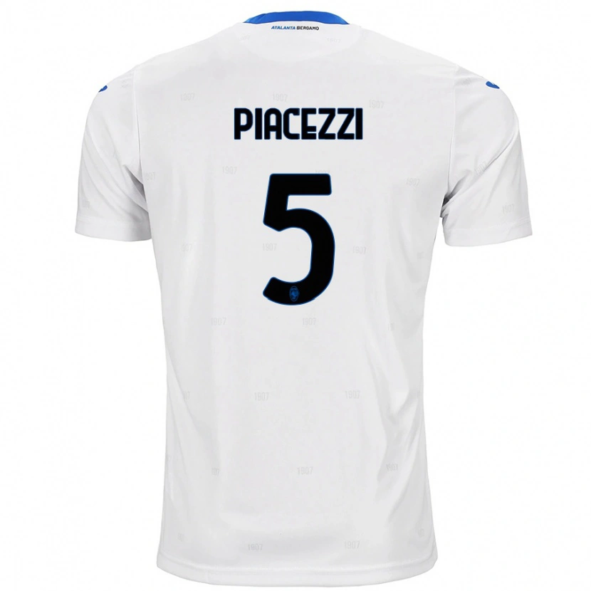 Danxen Niño Camiseta Eleonora Piacezzi #5 Blanco 2ª Equipación 2024/25 La Camisa México