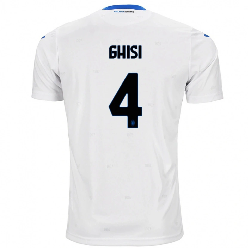 Danxen Niño Camiseta Laura Ghisi #4 Blanco 2ª Equipación 2024/25 La Camisa México