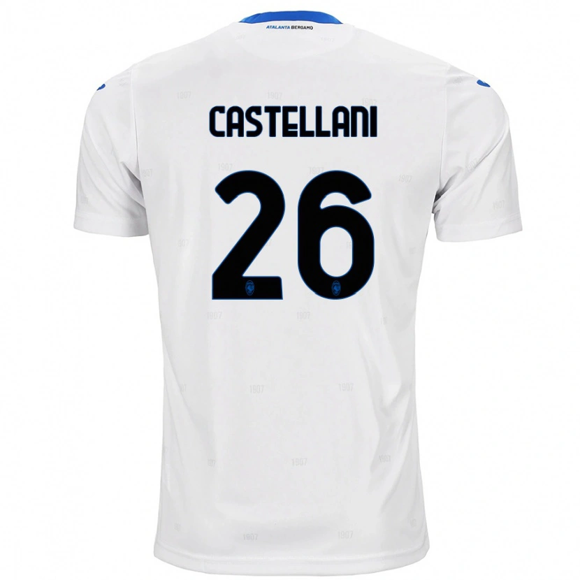 Danxen Niño Camiseta Eleonora Castellani #26 Blanco 2ª Equipación 2024/25 La Camisa México