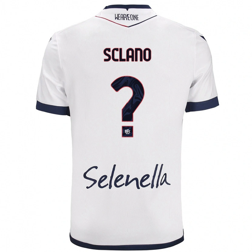 Danxen Niño Camiseta Saymon Sclano #0 Blanco Azul Real 2ª Equipación 2024/25 La Camisa México