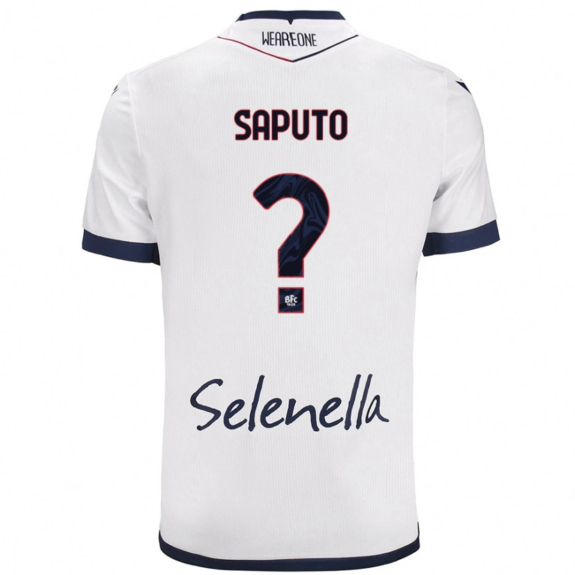Danxen Niño Camiseta Jesse Saputo #0 Blanco Azul Real 2ª Equipación 2024/25 La Camisa México