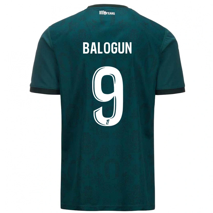 Danxen Niño Camiseta Folarin Balogun #9 Verde Oscuro 2ª Equipación 2024/25 La Camisa México