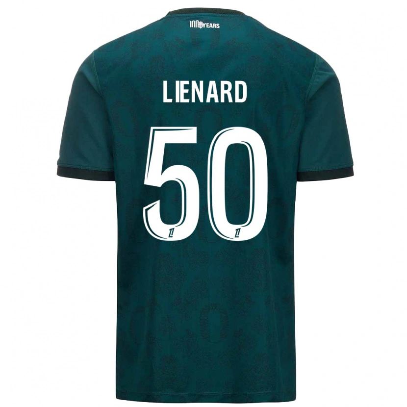 Danxen Niño Camiseta Yann Lienard #50 Verde Oscuro 2ª Equipación 2024/25 La Camisa México