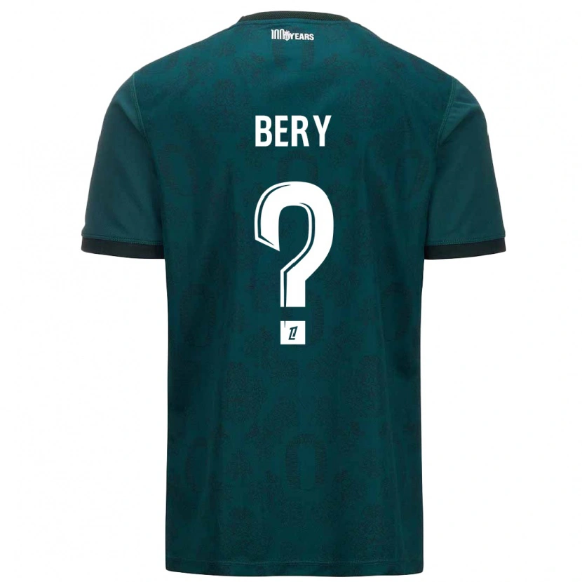 Danxen Niño Camiseta Jules Bery #0 Verde Oscuro 2ª Equipación 2024/25 La Camisa México