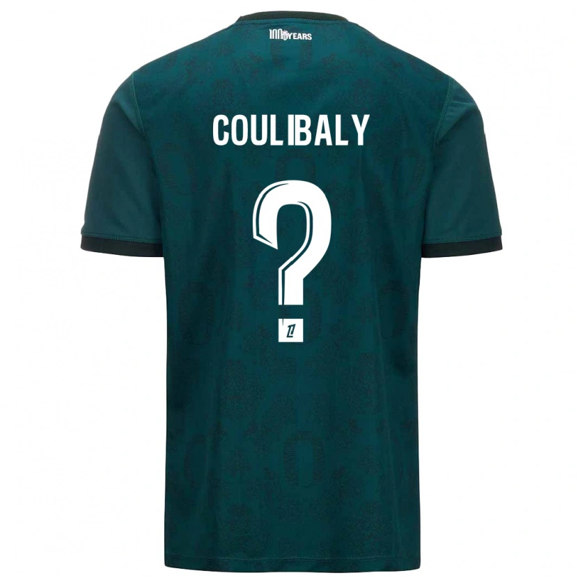 Danxen Niño Camiseta Mamadou Coulibaly #0 Verde Oscuro 2ª Equipación 2024/25 La Camisa México