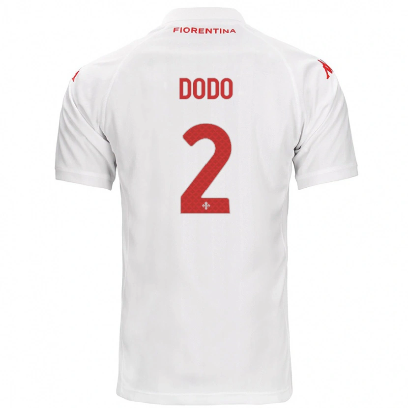 Danxen Niño Camiseta Dodô #2 Blanco 2ª Equipación 2024/25 La Camisa México
