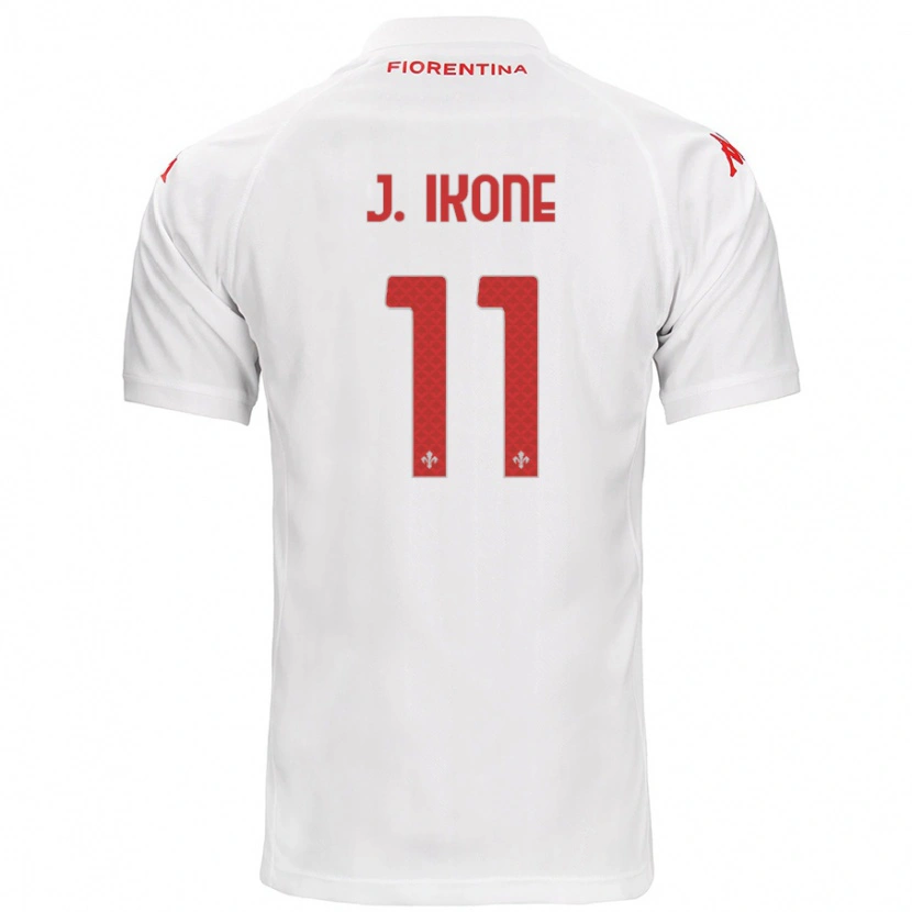 Danxen Niño Camiseta Jonathan Ikoné #11 Blanco 2ª Equipación 2024/25 La Camisa México