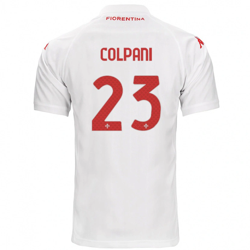 Danxen Niño Camiseta Andrea Colpani #23 Blanco 2ª Equipación 2024/25 La Camisa México