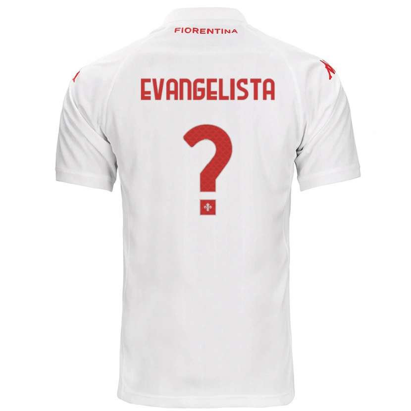 Danxen Niño Camiseta Carlo Evangelista #0 Blanco 2ª Equipación 2024/25 La Camisa México