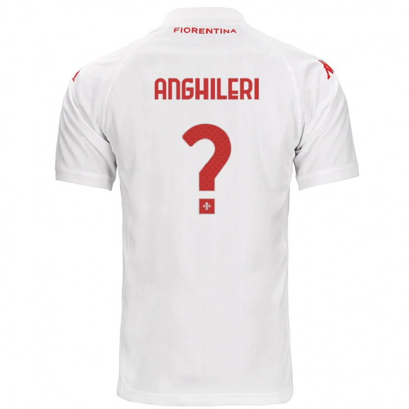 Danxen Niño Camiseta Giulio Anghileri #0 Blanco 2ª Equipación 2024/25 La Camisa México