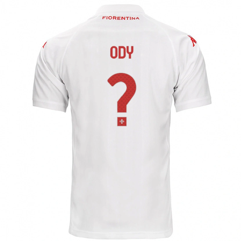 Danxen Niño Camiseta Edwin Ody #0 Blanco 2ª Equipación 2024/25 La Camisa México
