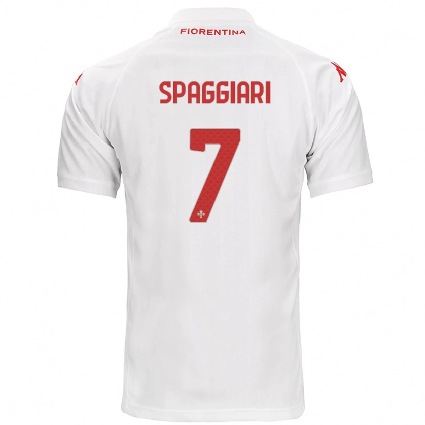 Danxen Niño Camiseta Riccardo Spaggiari #7 Blanco 2ª Equipación 2024/25 La Camisa México