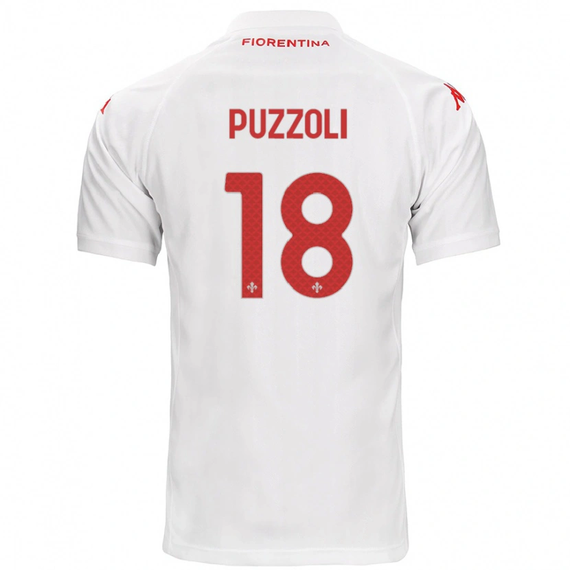 Danxen Niño Camiseta Giorgio Puzzoli #18 Blanco 2ª Equipación 2024/25 La Camisa México