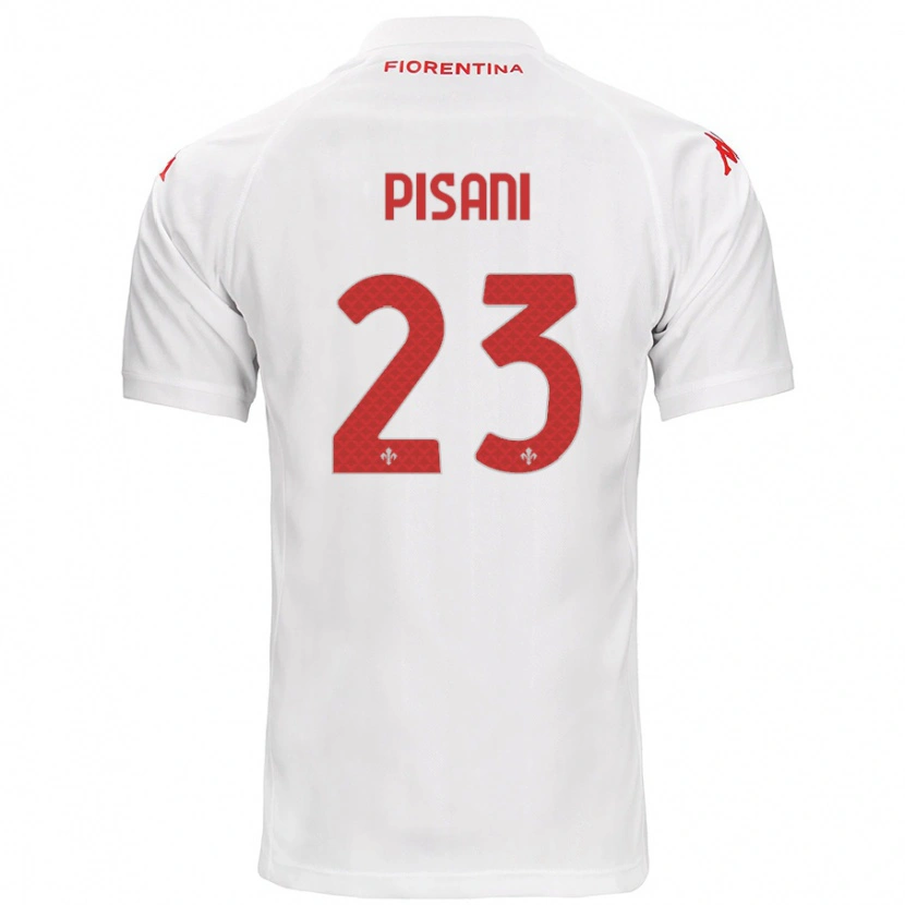 Danxen Niño Camiseta Diego Pisani #23 Blanco 2ª Equipación 2024/25 La Camisa México