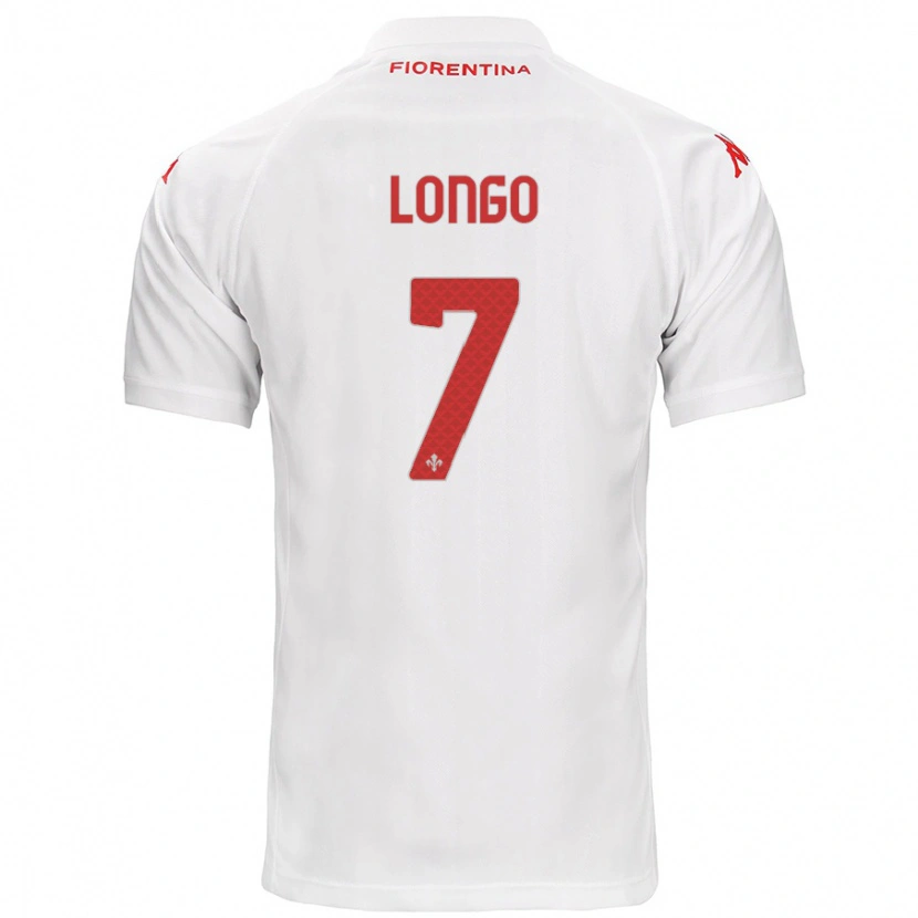 Danxen Niño Camiseta Miriam Longo #7 Blanco 2ª Equipación 2024/25 La Camisa México