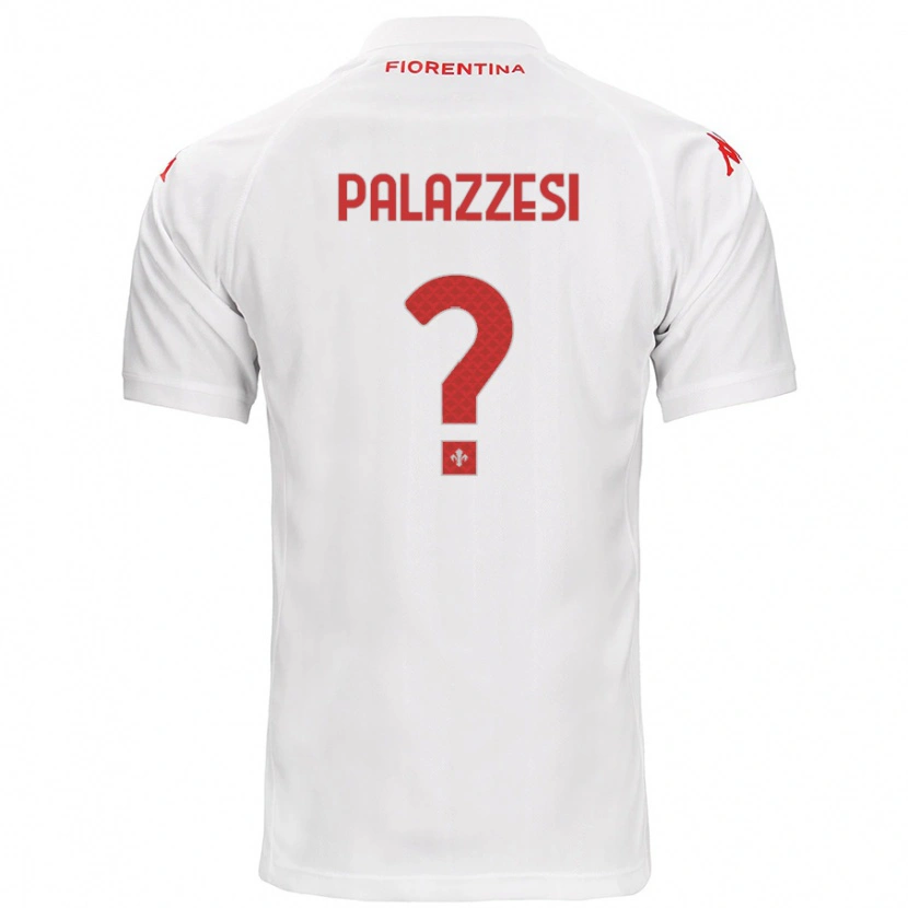 Danxen Niño Camiseta Yuri Palazzesi #0 Blanco 2ª Equipación 2024/25 La Camisa México