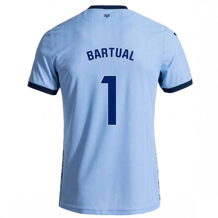 Danxen Niño Camiseta Kike Bartual #1 Azul Cielo 2ª Equipación 2024/25 La Camisa México