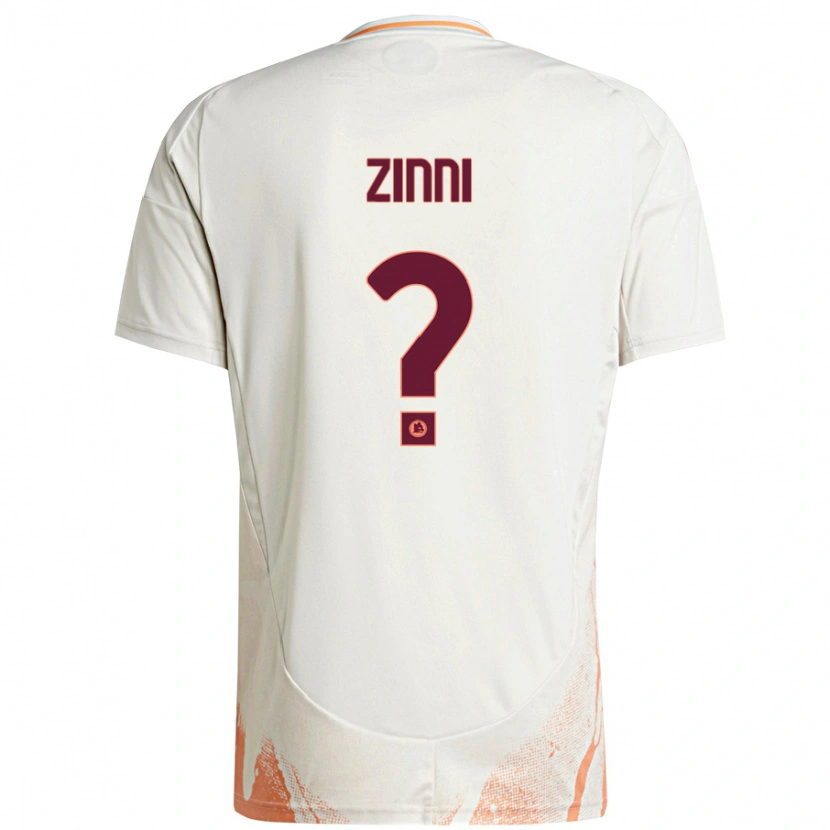 Danxen Niño Camiseta Raul Zinni #0 Crema Blanco Naranja 2ª Equipación 2024/25 La Camisa México