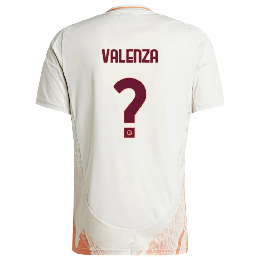 Danxen Niño Camiseta Salvatore Valenza #0 Crema Blanco Naranja 2ª Equipación 2024/25 La Camisa México