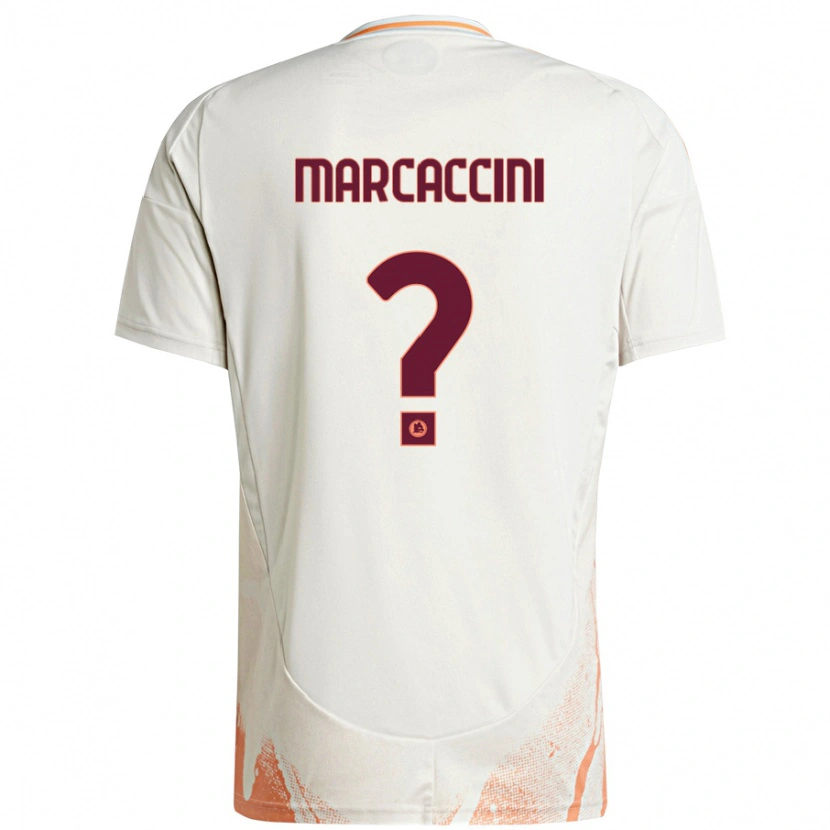 Danxen Niño Camiseta Alessio Marcaccini #0 Crema Blanco Naranja 2ª Equipación 2024/25 La Camisa México