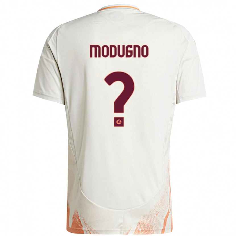 Danxen Niño Camiseta Emanuele Modugno #0 Crema Blanco Naranja 2ª Equipación 2024/25 La Camisa México
