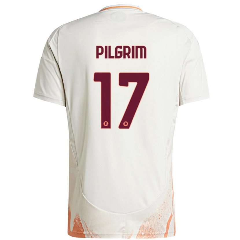Danxen Niño Camiseta Alayah Pilgrim #17 Crema Blanco Naranja 2ª Equipación 2024/25 La Camisa México