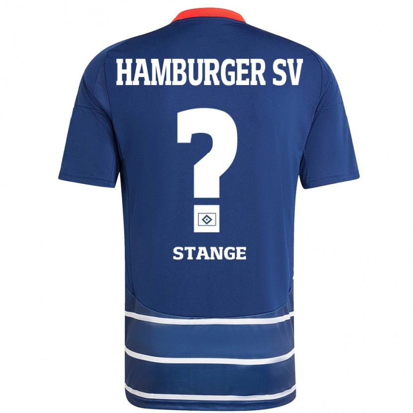 Danxen Niño Camiseta Tobias Stange #0 Azul Oscuro 2ª Equipación 2024/25 La Camisa México