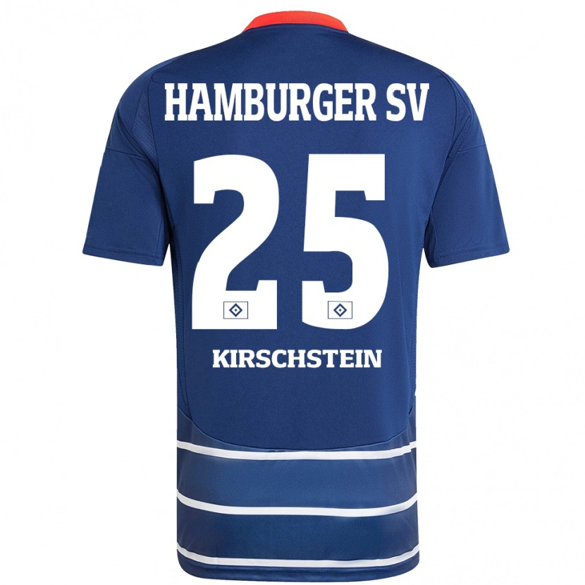 Danxen Niño Camiseta Merle Kirschstein #25 Azul Oscuro 2ª Equipación 2024/25 La Camisa México