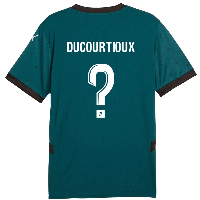 Danxen Niño Camiseta Ilan Ducourtioux #0 Verde Oscuro 2ª Equipación 2024/25 La Camisa México