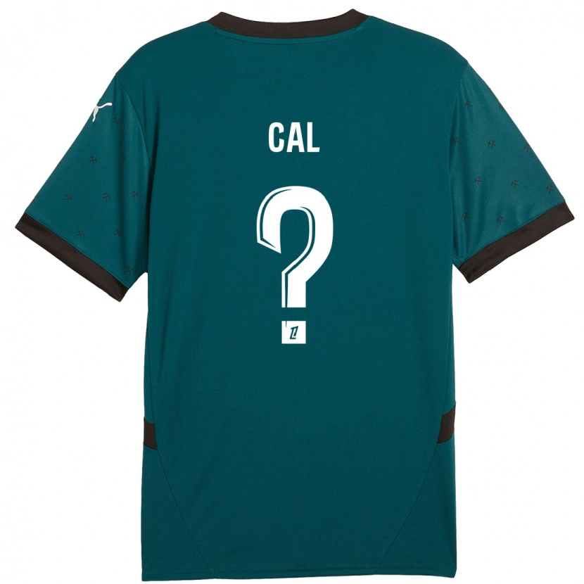 Danxen Niño Camiseta Mathys Cal #0 Verde Oscuro 2ª Equipación 2024/25 La Camisa México
