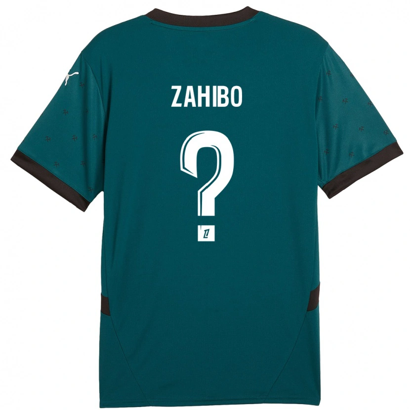 Danxen Niño Camiseta Wesley Zahibo #0 Verde Oscuro 2ª Equipación 2024/25 La Camisa México