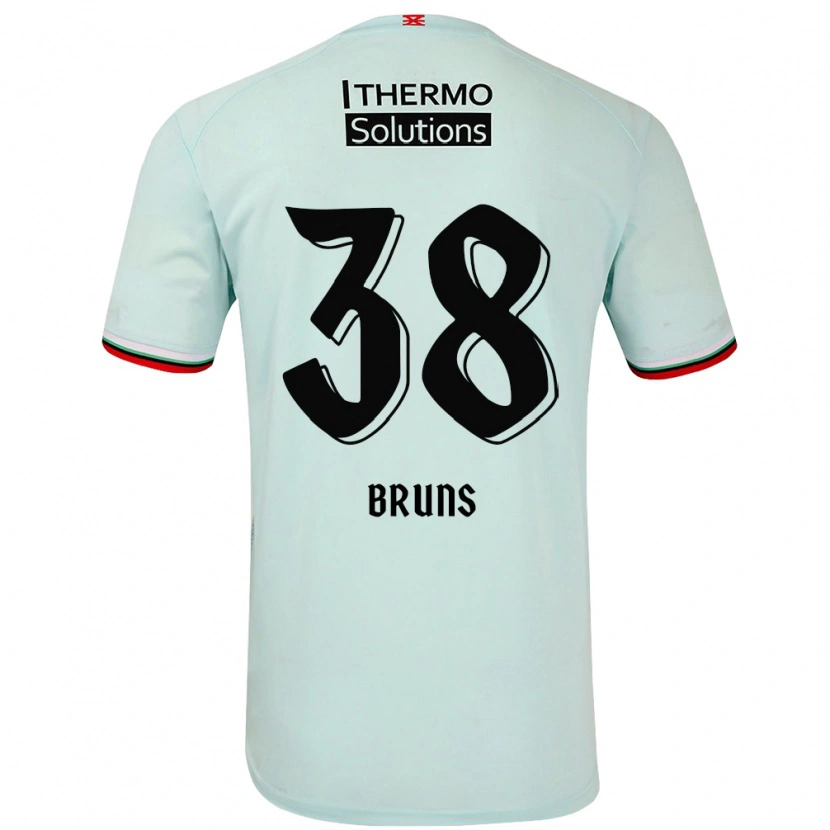 Danxen Niño Camiseta Max Bruns #38 Verde Claro 2ª Equipación 2024/25 La Camisa México