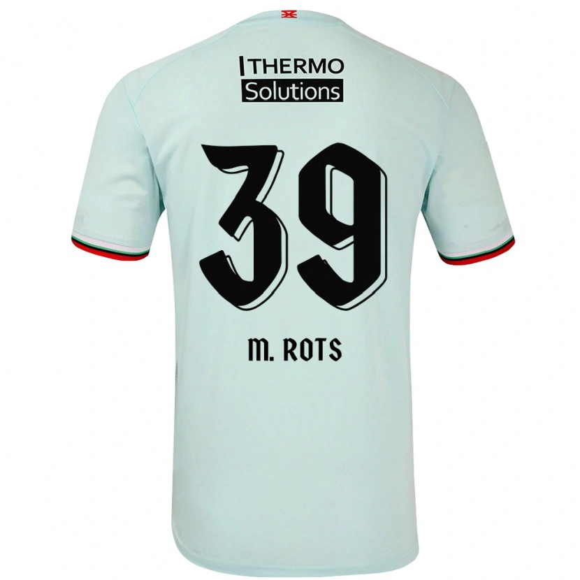 Danxen Niño Camiseta Mats Rots #39 Verde Claro 2ª Equipación 2024/25 La Camisa México
