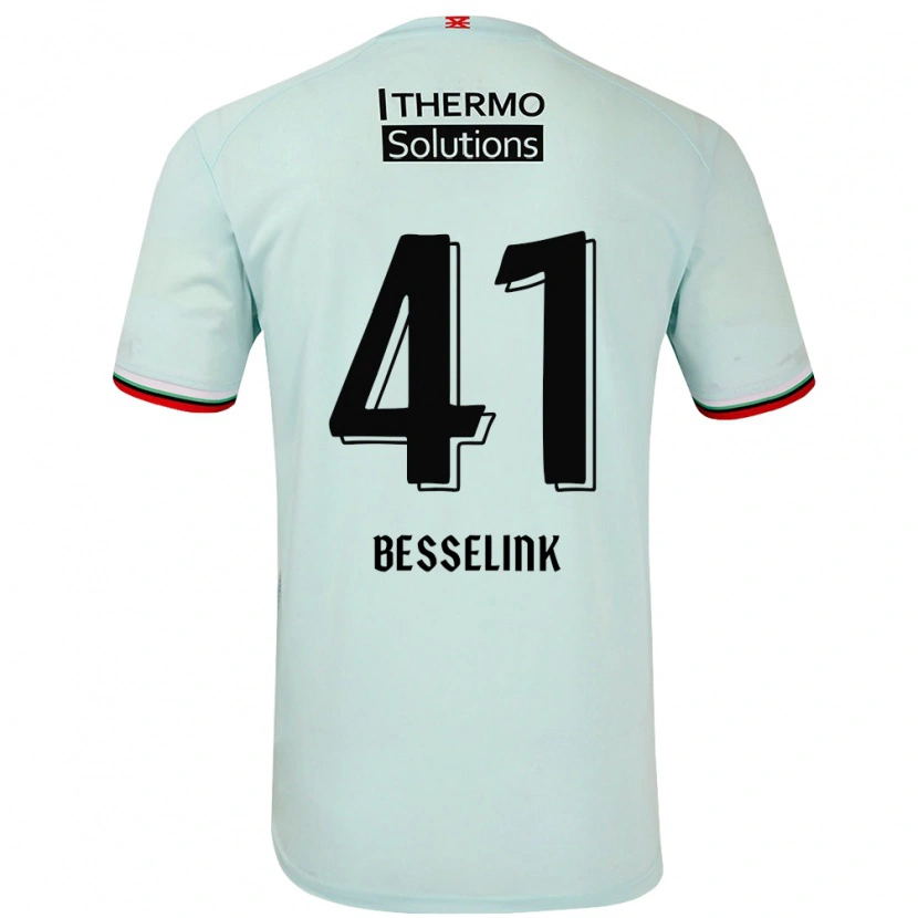 Danxen Niño Camiseta Gijs Besselink #41 Verde Claro 2ª Equipación 2024/25 La Camisa México