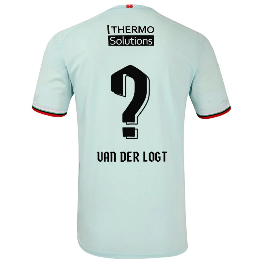 Danxen Niño Camiseta Jim Van Der Logt #0 Verde Claro 2ª Equipación 2024/25 La Camisa México