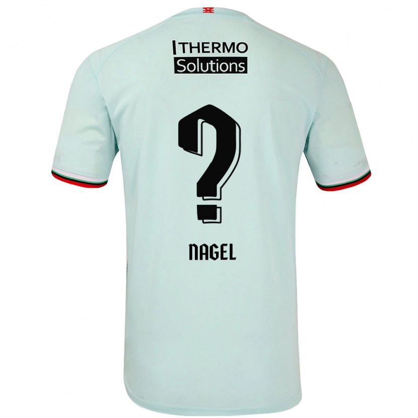 Danxen Niño Camiseta Benjamin Nagel #0 Verde Claro 2ª Equipación 2024/25 La Camisa México