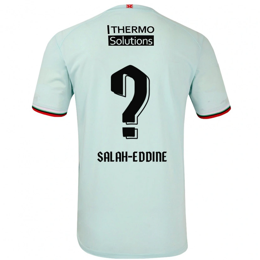 Danxen Niño Camiseta Ibrahim Salah-Eddine #0 Verde Claro 2ª Equipación 2024/25 La Camisa México
