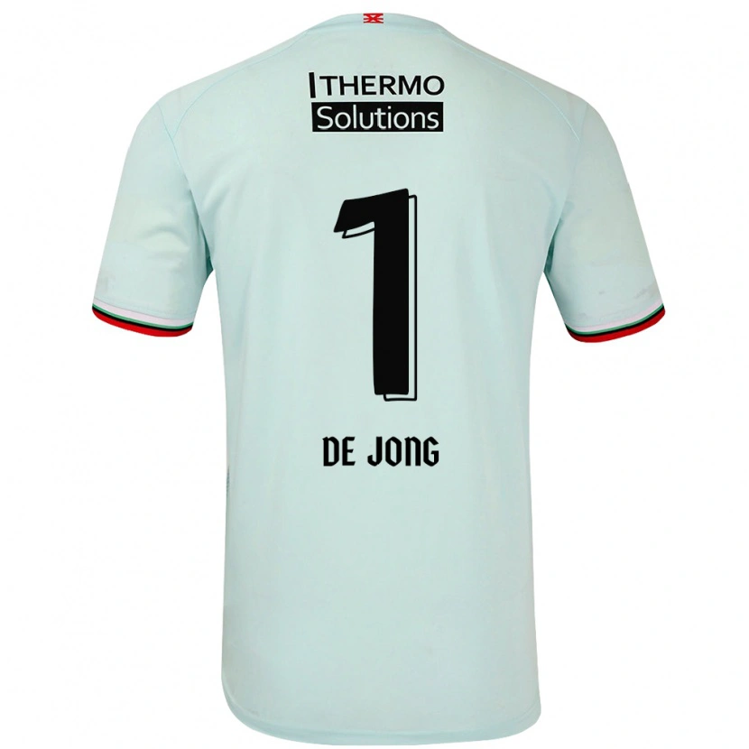 Danxen Niño Camiseta Daniëlle De Jong #1 Verde Claro 2ª Equipación 2024/25 La Camisa México