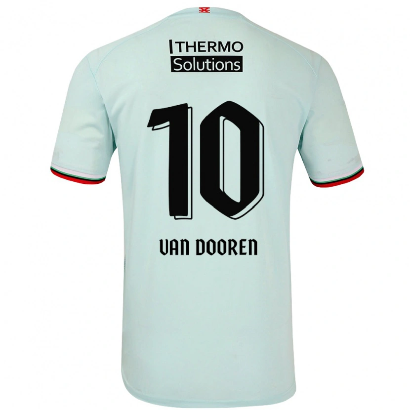 Danxen Niño Camiseta Kayleigh Van Dooren #10 Verde Claro 2ª Equipación 2024/25 La Camisa México