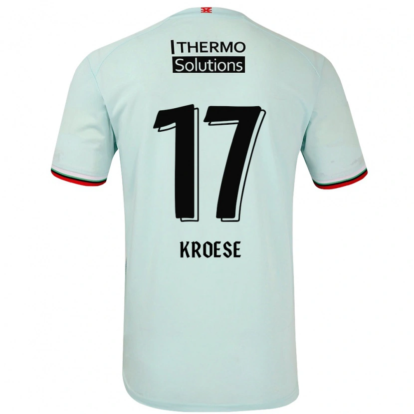 Danxen Niño Camiseta Fieke Kroese #17 Verde Claro 2ª Equipación 2024/25 La Camisa México