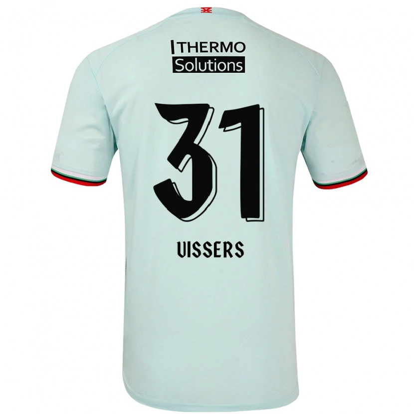 Danxen Niño Camiseta Kiki Vissers #31 Verde Claro 2ª Equipación 2024/25 La Camisa México