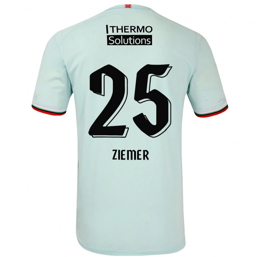 Danxen Niño Camiseta Taylor Ziemer #25 Verde Claro 2ª Equipación 2024/25 La Camisa México