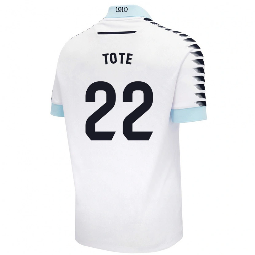 Danxen Niño Camiseta Tote #22 Blanco Azul 2ª Equipación 2024/25 La Camisa México