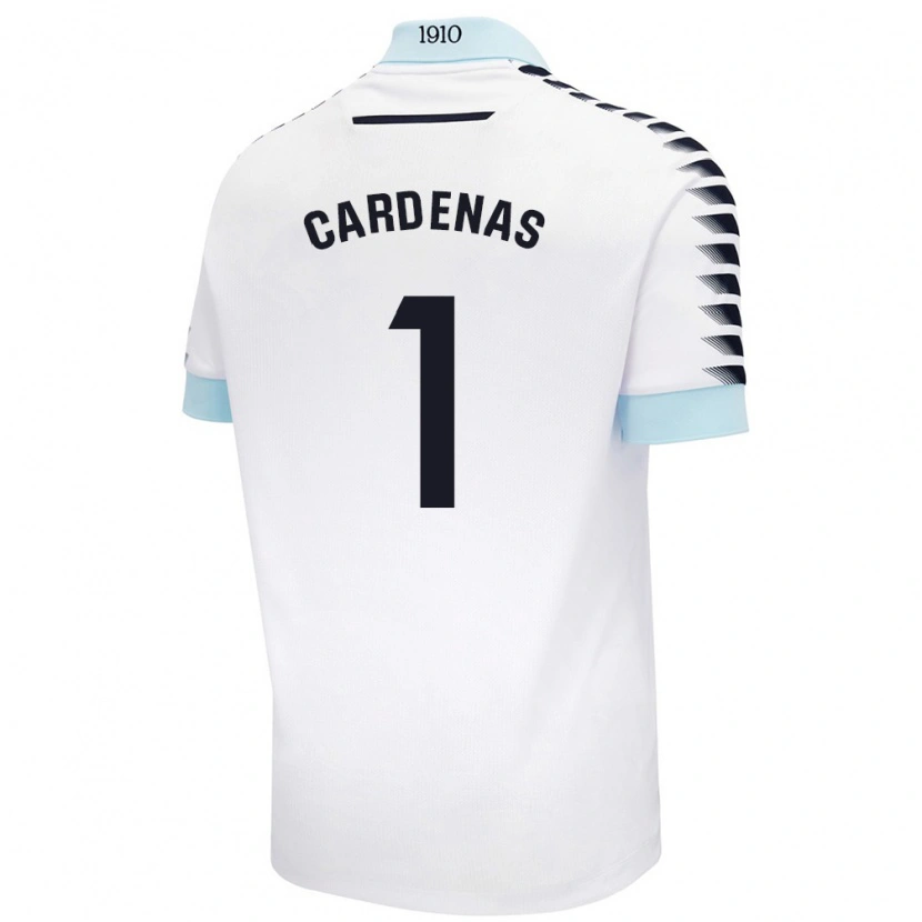 Danxen Niño Camiseta Raquel Cárdenas #1 Blanco Azul 2ª Equipación 2024/25 La Camisa México