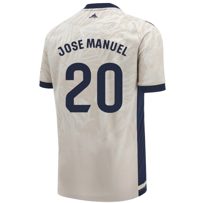 Danxen Niño Camiseta José Manuel Arnáiz #20 Gris Claro 2ª Equipación 2024/25 La Camisa México